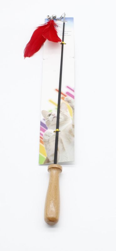 Вудка телескопічна з пірям 46-76 см 