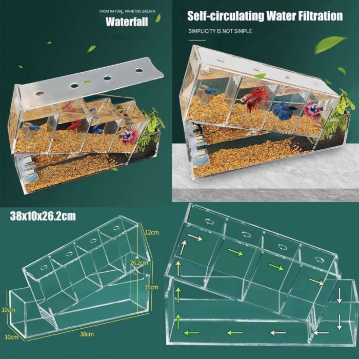 Каскад Акваріум 38х10х26,2 см 