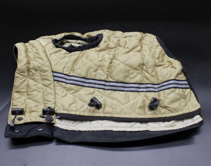 Жилет Бетсі стьогана плащівка золото (дівчинка) L