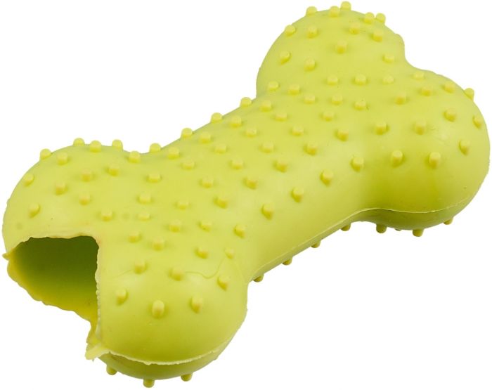 Іграшка для собак кістка для ласощів товста Міні 8 см X052