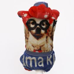 Матильда комбінезон для собак дівчаток махра S2