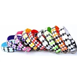 Нашийник LED Орнамент тканинний S (2,5 см  35-43см)