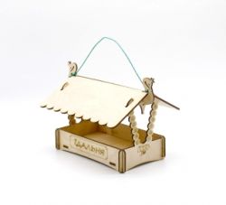 Годівниця Лебідь для вуличних птахів. 19х20х15 см.