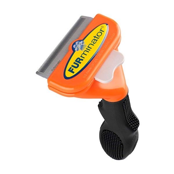 Фурмінатор з кнопкою для собак з довгою шерстю Розмір S (46 мм ширина леза)