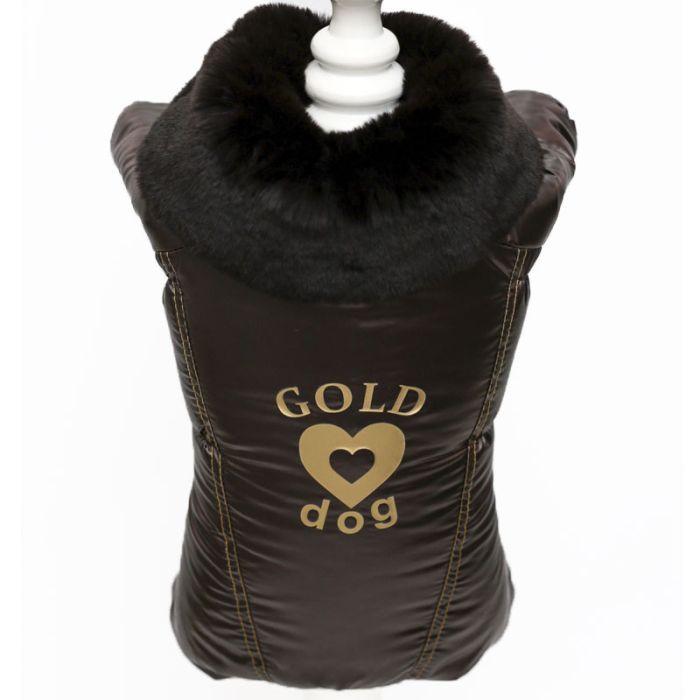 Шоколад комбінезон для собак хлопчиків на силіконі S1