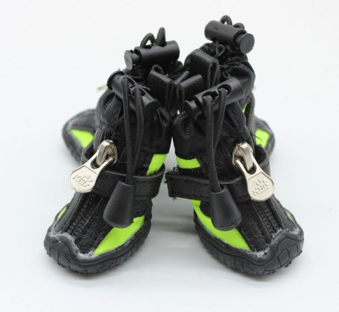 Взуття для собак плащівка трикотаж салатова 1096 2 (4,83,7 см)