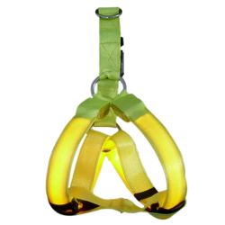 Шлея з перестібкою комплект для собак S 2,5-15х40 см 45см Жовтий