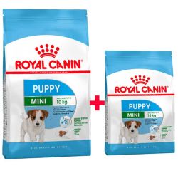 Акція сухий корм Royal Canin Mini Puppy 4кг + 800г в подарунок 