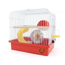 Клітка для гризунів Золота клітка, емальована з прямим верхом і космічним дизайном, 231724 см