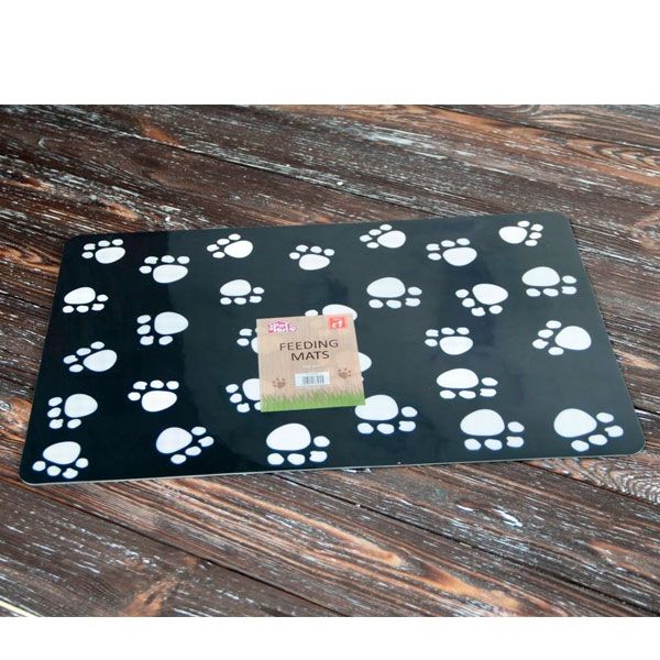 Килимок під миску для тварин 28х42 см Рожевий