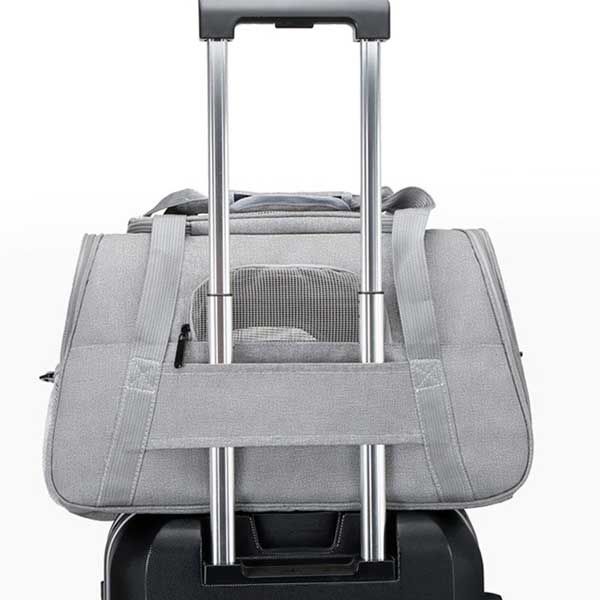 Сумка з килимком 40х28х25 см сіра