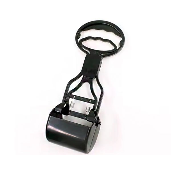 Совок для збирання фекалій собак чорний, 28х9 см 