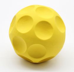 Мяч латексний 9 см. Жовтий