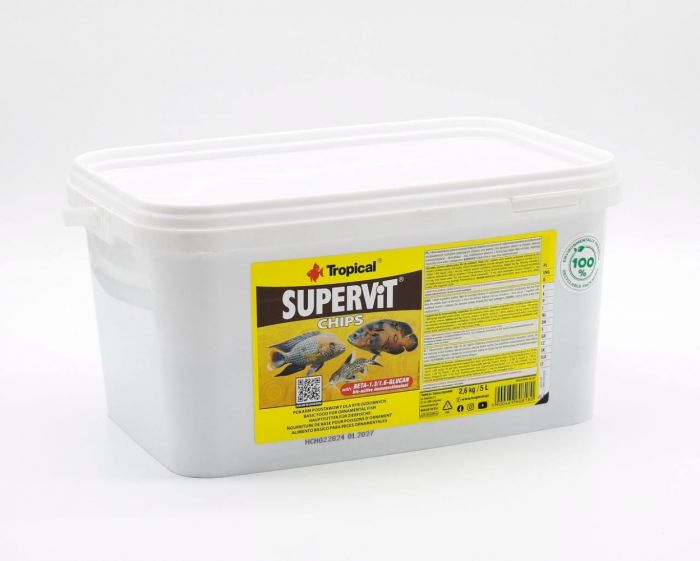 Tropical Supervit Chips  корм для всеїдних риб, 2,6 кг 