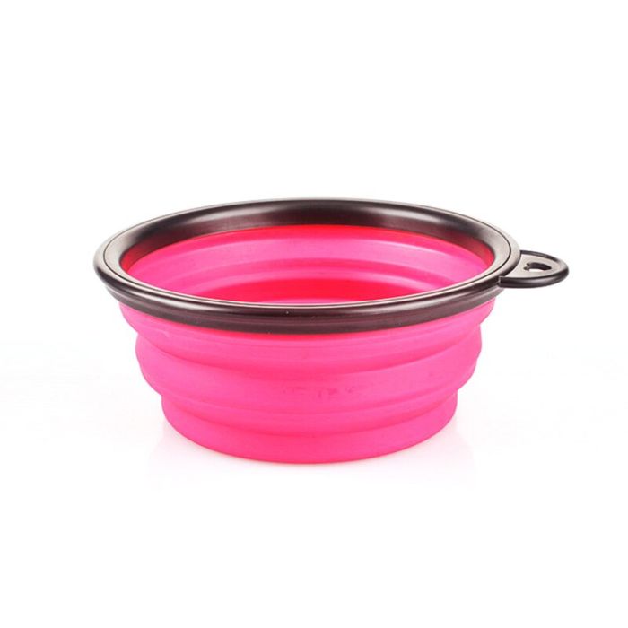 Миска Дорожня  17 см 900 мл Малиновий