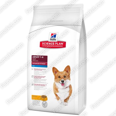 Hills SP Canine Adult AdvFitness Mini з куркою для дорослих собак дрібних порід 2,5 кг