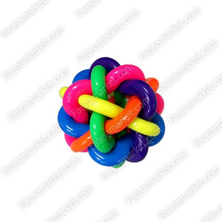 Кулька гумовий Клубок литий для собак 19-12 5см 20гр