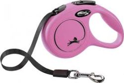 Рулетка Flexi Classic XS-стрічка 3м, до 12 кг Трояндовий