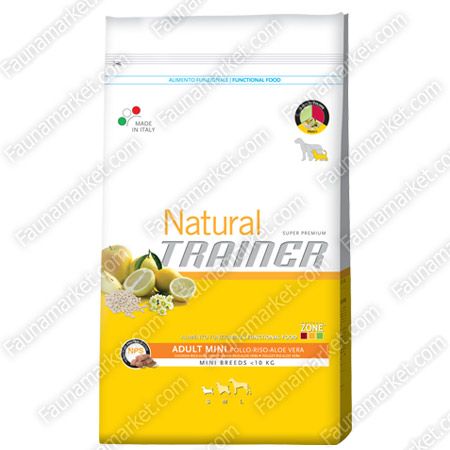 Trainer Natural Adult Mini для собак дрібних порід з куркою, рисом і алое-вера 800г