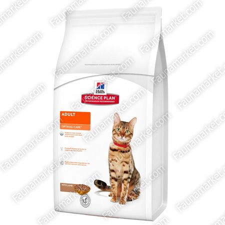 Hills SP Feline Adult Optimal Care з ягням 5кг