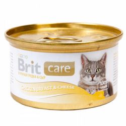 Brit Care Cat з курячою грудкою і сиром 80г 