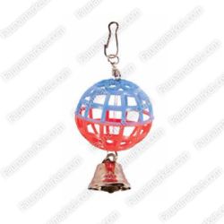 Кулька з дзвіночком іграшки для папуг 13,5 см 