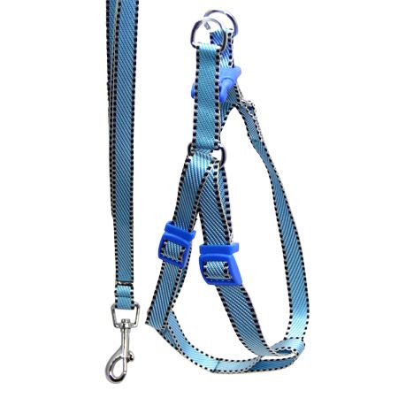 Комплект шлея з повідцем смуга діагональ 1, 0х18-30120см