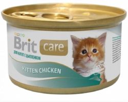 Brit Care Cat Kitten для кошенят з куркою 80г 
