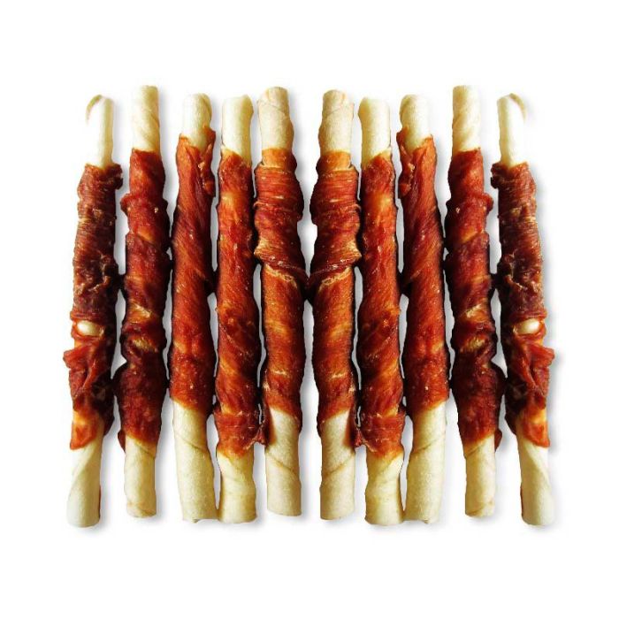 Вялене мясо качки на паличці-ласощі для собак 500 г 