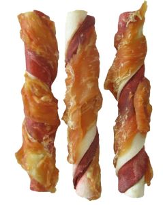 Палички з мясом курки і яловичий шкіри-ласощі для собак 1,25 кг 