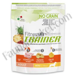 Trainer Fitness3 Adult Mini With Rabbit Potatoes Oil для дорослих собак дрібних порід з кроликом 7,5 кг