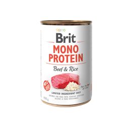Brit Mono Protein Dog з яловичиною і темним рисом 400г 