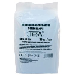 Пелюшки для собак абсорбуючі ТЕТА 30шт 60  60 см