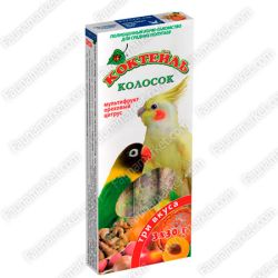 Колосок для середніх папуг Коктейль Мультифрукт 330г 