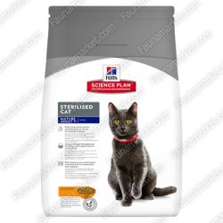 Hills SP Feline Mature Adult 7 + Sterilised Cat з куркою для кастрованих котів і стерилізованих кішок старше 7 років 1,5 кг
