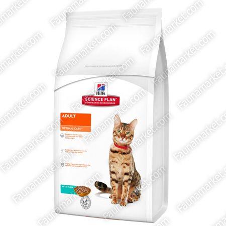 Hills SP Feline Adult Optimal Care з тунцем 10кг