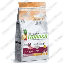 Trainer Fitness3 Adult MediumMaxi With Lamb Rice Oil для собак середніх і великих порід з ягням 3кг