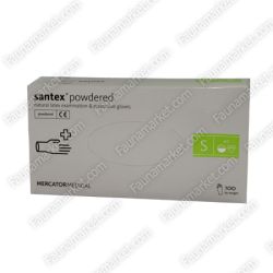 Рукавички нестерильні латекс опудрені S