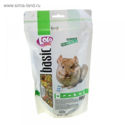 Повнораціонний Корм для шиншил Doypack 600 г Lolopets 