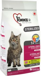 1st Choice Sterilized Chicken для стерилізованих кішок 320г