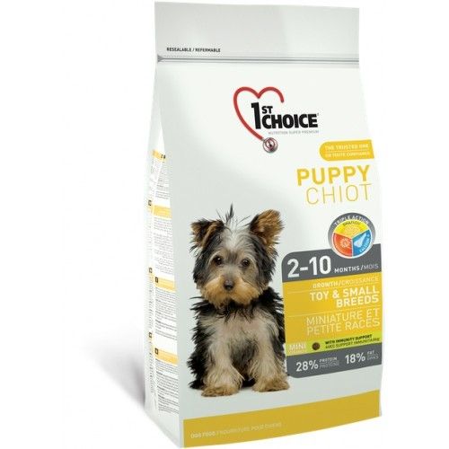 1st Choice Puppy ToySmall Chicken для цуценят міні порід з куркою 350г