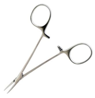 Затиск кровоспинний прямий по Halsted-Mosquito (москіт) 12,5 см 