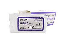 ПГЛА-шовна нитка з ріжучою голкою 38 кола, 75см USP 40(EP 1,5) 24мм