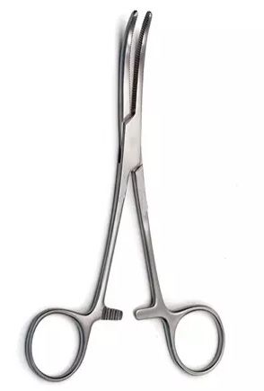 Затиск судинний по Rochester-Pean (Рочестер-піну) вигнутий 2 19,6 см 