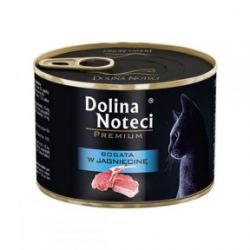 Dolina Noteci Premium консерви для кішок 185гр мясні шматочки з ягням в соусі 383802303800 