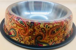 Миска Art desigo для собак метал на гумі d12см 200 мл