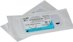 Поліпропілен-шовний матеріал з ріжучою голкою 38 кола USP 20 (EP 3) 36мм