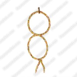 Кільце для хвилястих папуг плетені мотузки Лорі 0275 