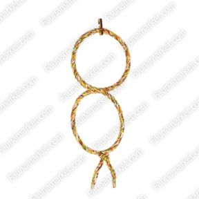 Кільце для хвилястих папуг плетені мотузки Лорі 0275 