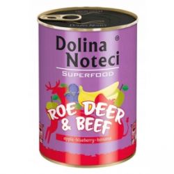 Dolina Noteci Premium Superfood консерви для собак 400г козуля і яловичина 383581303589 